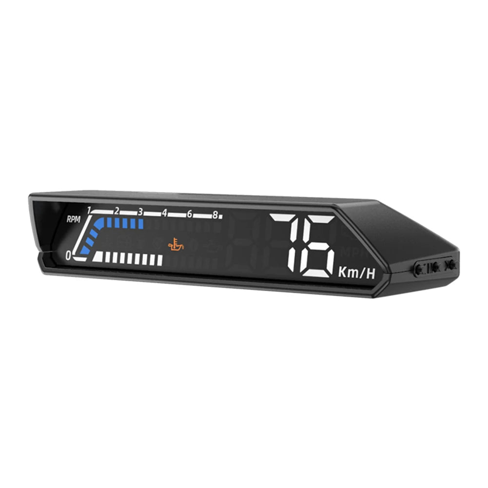 Car Head Up Display HUD Gauge OBD2 Driving Computer Temperature Speedometer Universal Head-up Display Car Electronics