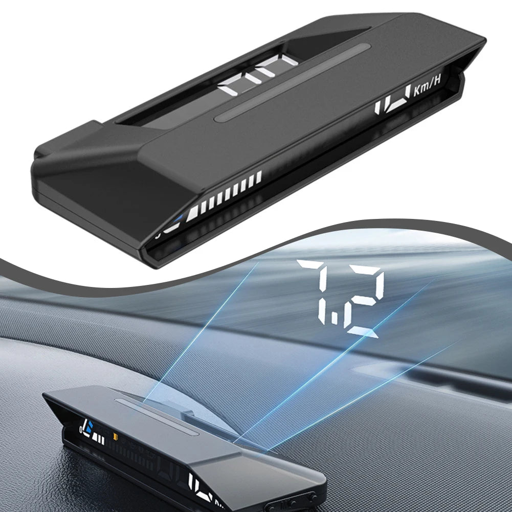 Car Head Up Display HUD Gauge OBD2 Driving Computer Temperature Speedometer Universal Head-up Display Car Electronics